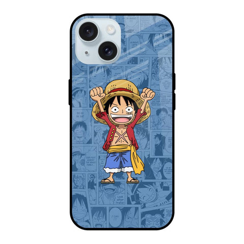 Chubby Anime iPhone 15 Glass Back Cover Online