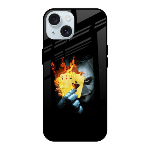AAA Joker iPhone 15 Glass Back Cover Online