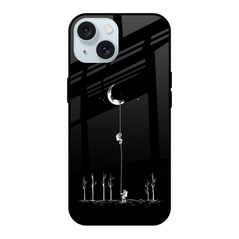 Catch the Moon iPhone 15 Glass Back Cover Online