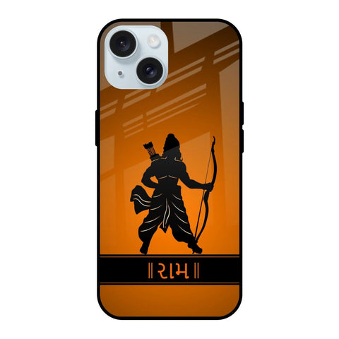 Halo Rama iPhone 15 Glass Back Cover Online