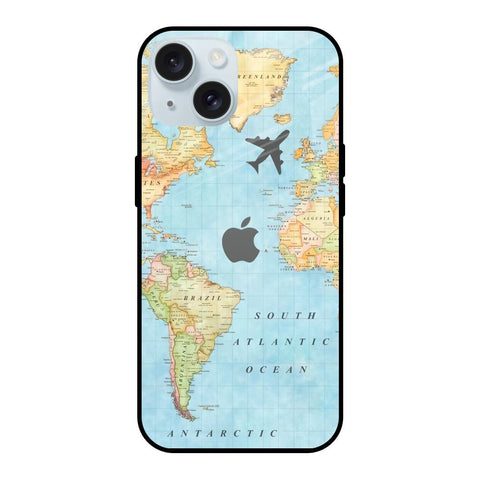 Fly Around The World iPhone 15 Glass Back Cover Online