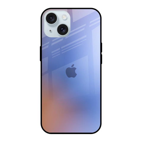 Blue Aura iPhone 15 Glass Back Cover Online