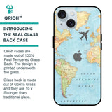 Fly Around The World Glass Case for iPhone 15