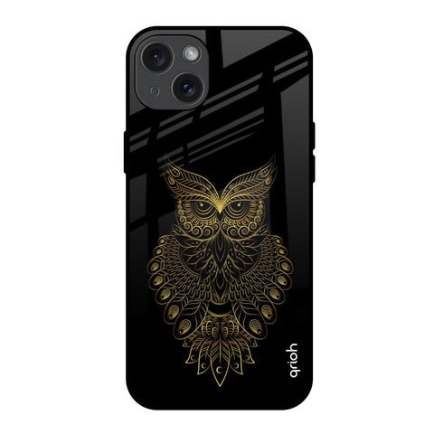 Golden Owl iPhone 15 Plus Glass Back Cover Online