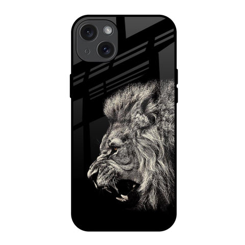 Brave Lion iPhone 15 Plus Glass Back Cover Online