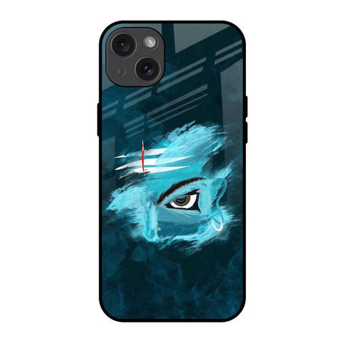 Power Of Trinetra iPhone 15 Plus Glass Back Cover Online