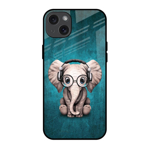 Adorable Baby Elephant iPhone 15 Plus Glass Back Cover Online