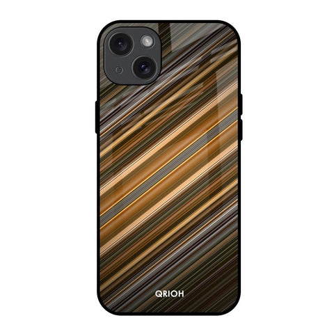 Diagonal Slash Pattern iPhone 15 Plus Glass Back Cover Online