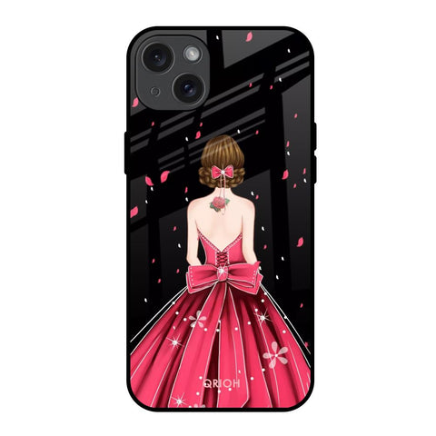 Fashion Princess iPhone 15 Plus Glass Back Cover Online