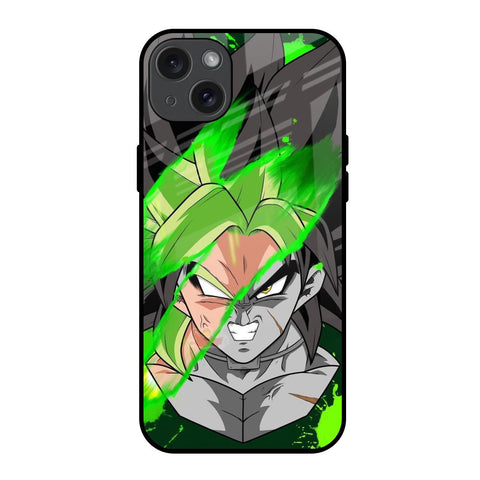 Anime Green Splash iPhone 15 Plus Glass Back Cover Online