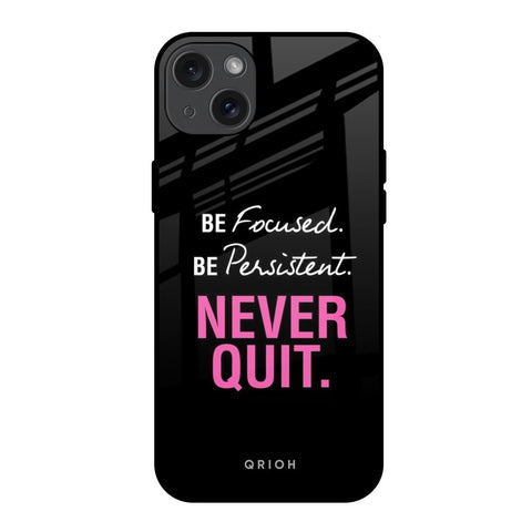 Be Focused iPhone 15 Plus Glass Back Cover Online