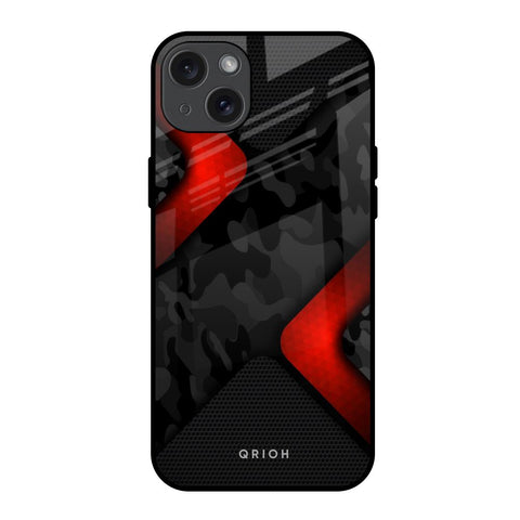 Modern Camo Abstract iPhone 15 Plus Glass Back Cover Online