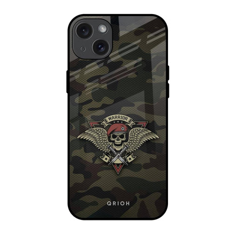Army Warrior iPhone 15 Plus Glass Back Cover Online