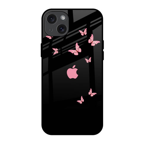 Fly Butterfly iPhone 15 Plus Glass Back Cover Online