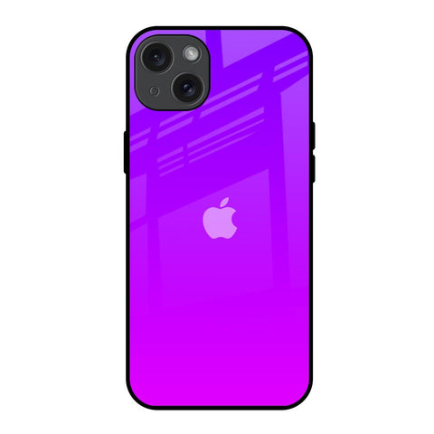 Purple Pink iPhone 15 Plus Glass Back Cover Online