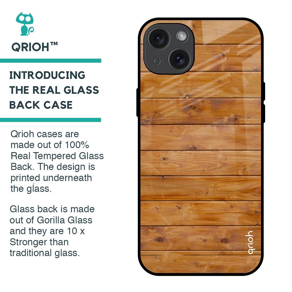 Timberwood Glass Case for iPhone 15 Plus