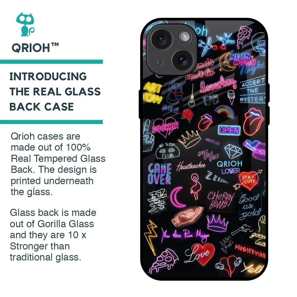 Accept The Mystery Glass Case for iPhone 15 Plus