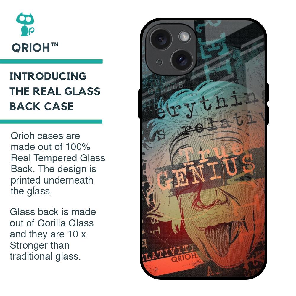 True Genius Glass Case for iPhone 15 Plus