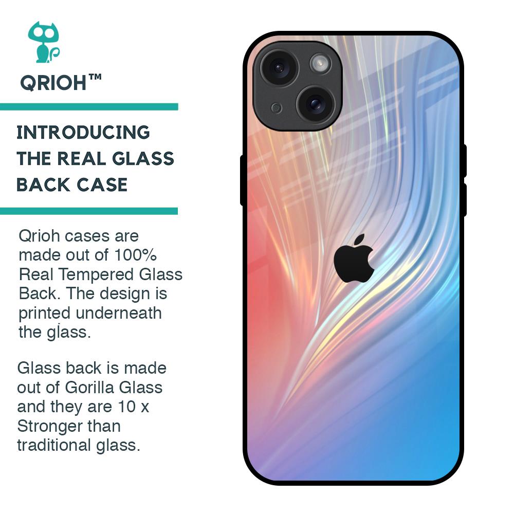 Mystic Aurora Glass Case for iPhone 15 Plus