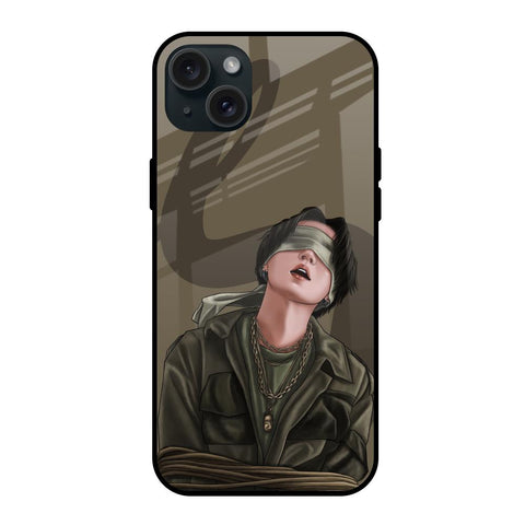 Blind Fold iPhone 15 Plus Glass Back Cover Online