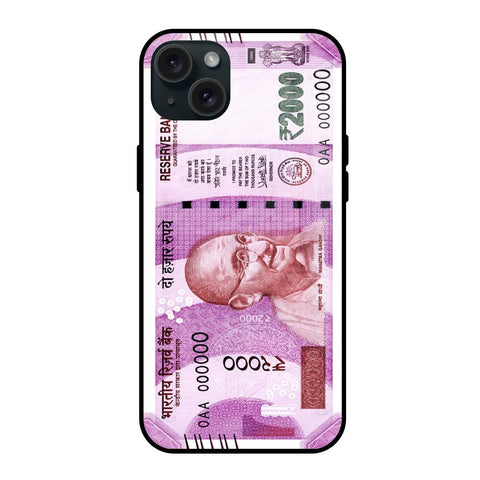 Stock Out Currency iPhone 15 Plus Glass Back Cover Online