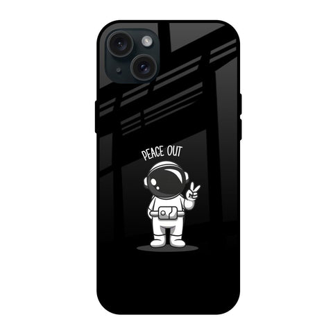 Peace Out Astro iPhone 15 Plus Glass Back Cover Online