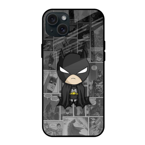 Cartoon Art iPhone 15 Plus Glass Back Cover Online