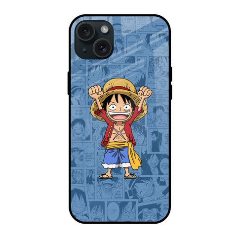 Chubby Anime iPhone 15 Plus Glass Back Cover Online