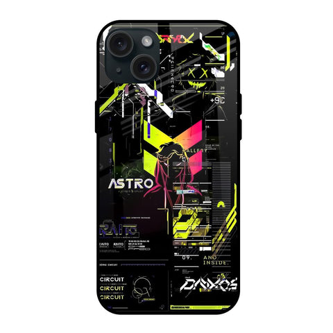 Astro Glitch iPhone 15 Plus Glass Back Cover Online