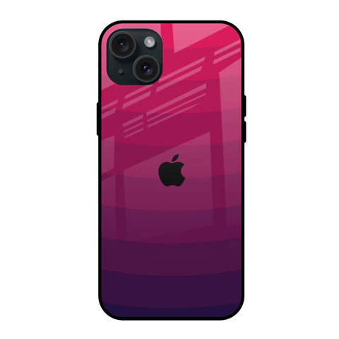 Wavy Pink Pattern iPhone 15 Plus Glass Back Cover Online