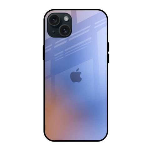 Blue Aura iPhone 15 Plus Glass Back Cover Online