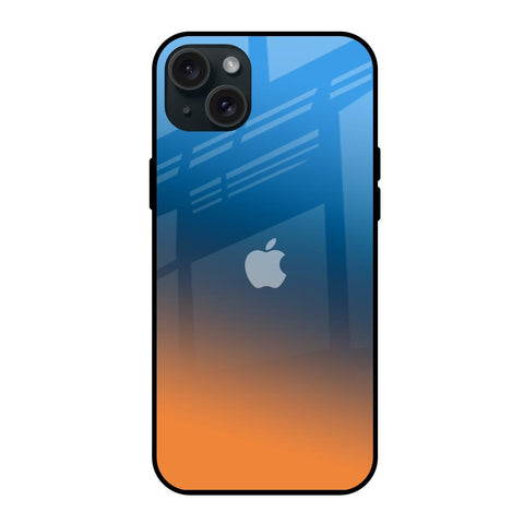 Sunset Of Ocean iPhone 15 Plus Glass Back Cover Online