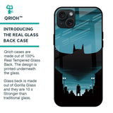 Cyan Bat Glass Case for iPhone 15 Plus