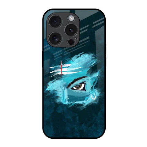 Power Of Trinetra iPhone 15 Pro Glass Back Cover Online