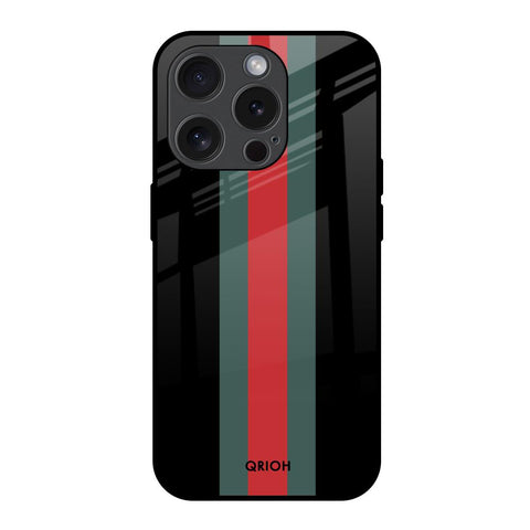 Vertical Stripes iPhone 15 Pro Glass Back Cover Online