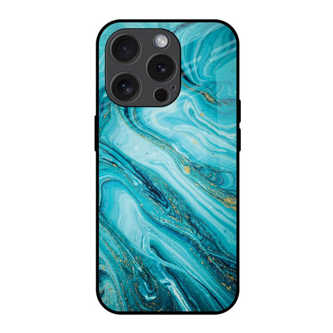 Ocean Marble iPhone 15 Pro Glass Back Cover Online