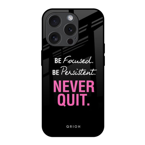 Be Focused iPhone 15 Pro Glass Back Cover Online