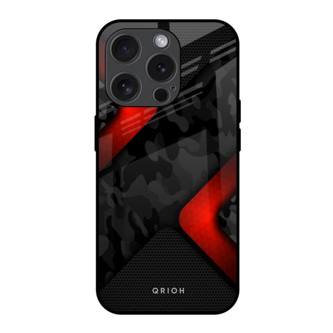 Modern Camo Abstract iPhone 15 Pro Glass Back Cover Online