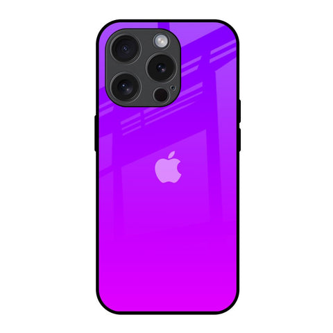 Purple Pink iPhone 15 Pro Glass Back Cover Online