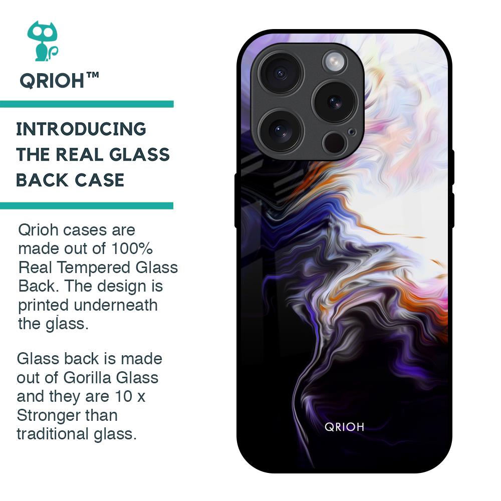 Enigma Smoke Glass Case for iPhone 15 Pro