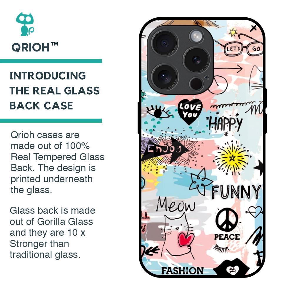 Just For You Glass Case For iPhone 15 Pro