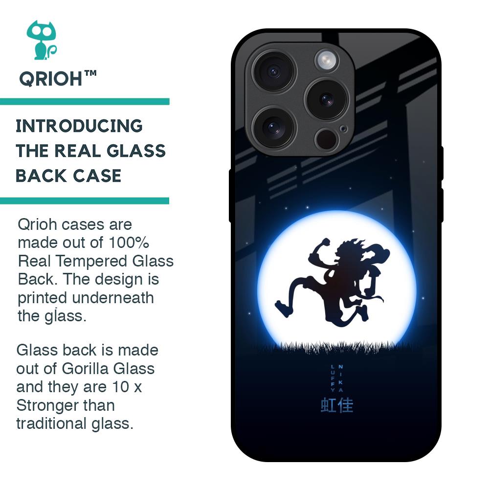 Luffy Nika Glass Case for iPhone 15 Pro