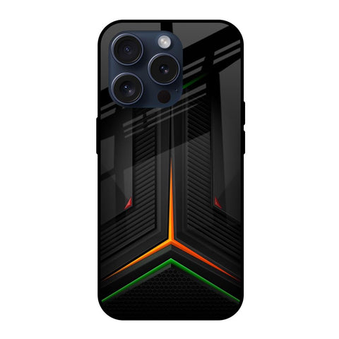 Modern Ultra Chevron iPhone 15 Pro Glass Back Cover Online