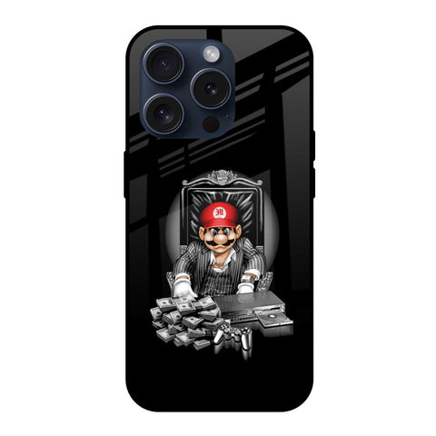 Dark Secret iPhone 15 Pro Glass Back Cover Online