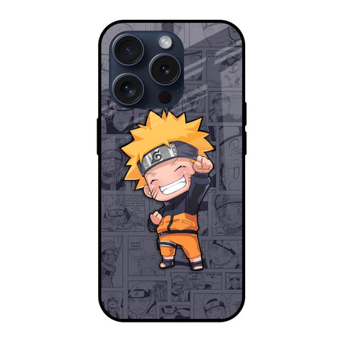 Orange Chubby iPhone 15 Pro Glass Back Cover Online