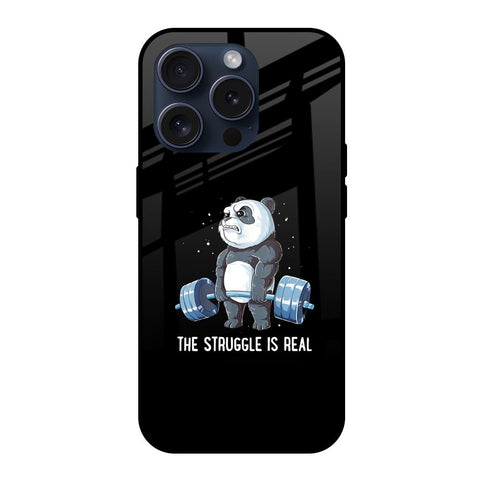Real Struggle iPhone 15 Pro Glass Back Cover Online