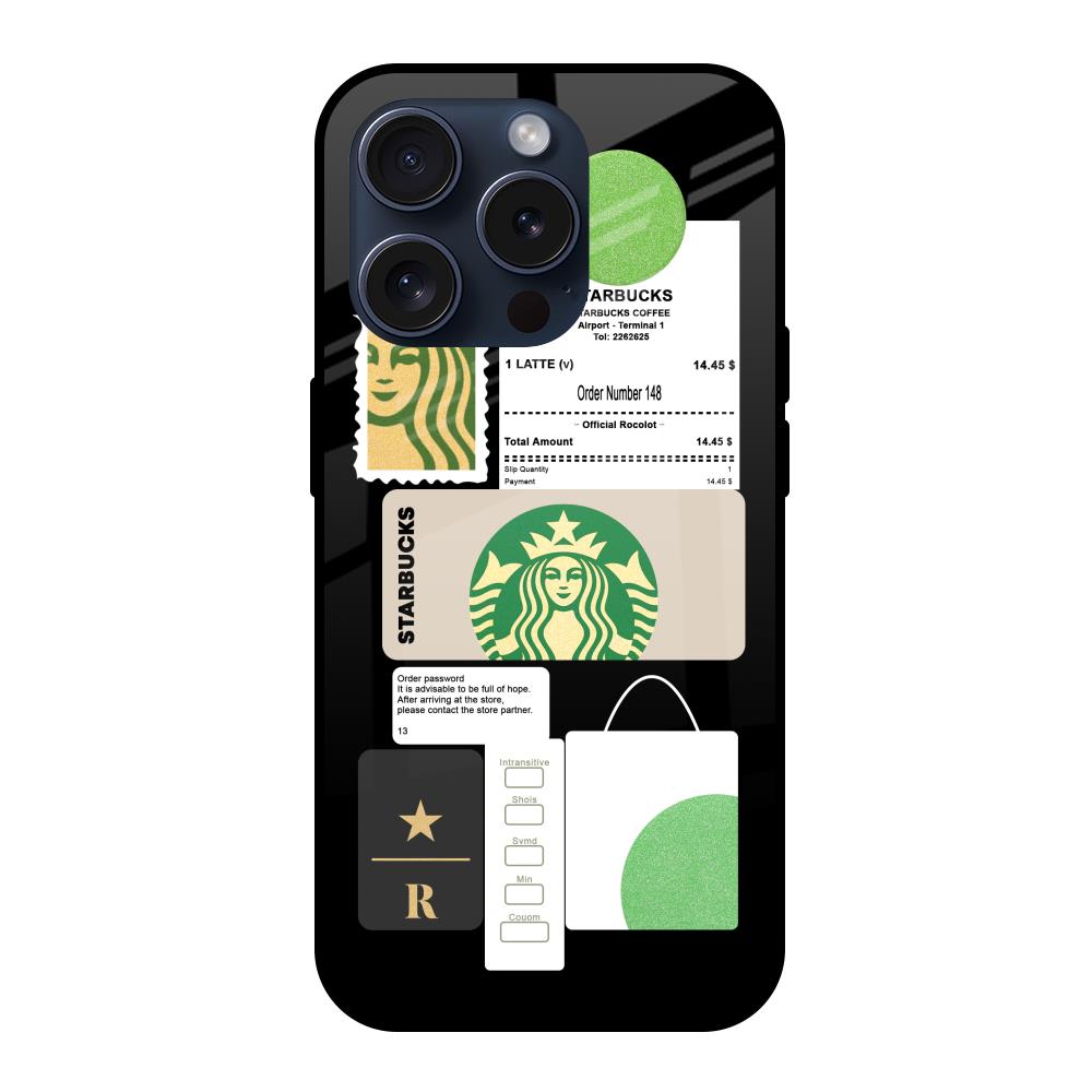 Coffee Latte iPhone 15 Pro Glass Back Cover Online