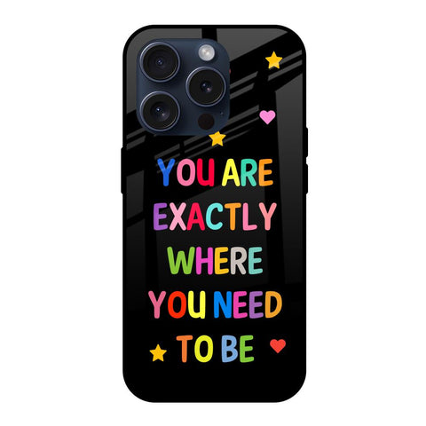 Magical Words iPhone 15 Pro Glass Back Cover Online