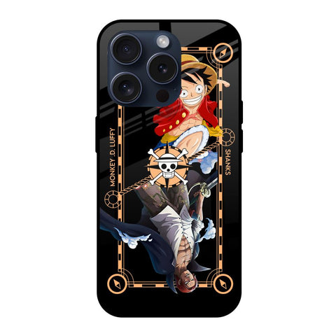 Shanks & Luffy iPhone 15 Pro Glass Back Cover Online