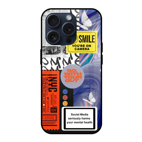 Smile for Camera iPhone 15 Pro Glass Back Cover Online